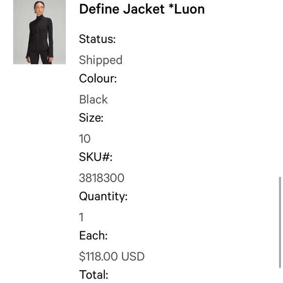 Lululemon Define Jacket - Picture 4 of 4